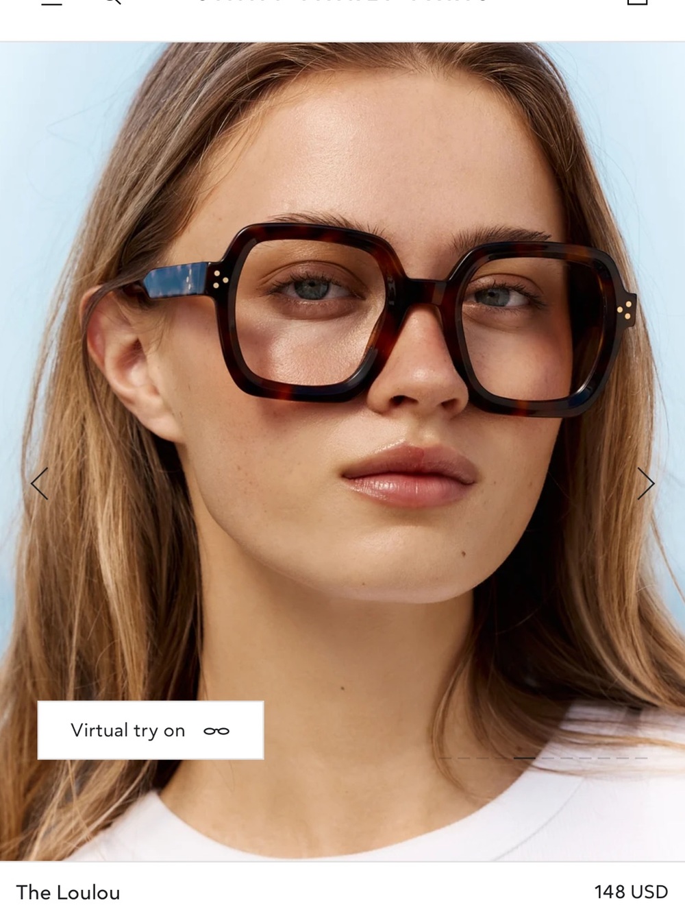 Oversized Square Tortoiseshell Optical Glasses